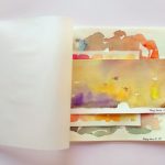 Carry Lee Hent, Flying_home-artist_book_04_akvarel 2019-2020