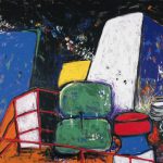 Mirjana Marušić Gorska Noć na trajektu,140x190, 2000.