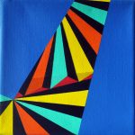 Fragment, Ljiljana Barković, akril na platnu