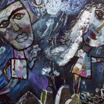 Boris Kačić IGRA NA VJETRU , 146 X 114 CM, AKRIL NA PLATNU