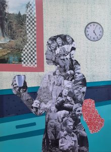 Luisa Ritoša - Put ka izvoru, 80x50cm, kolaž