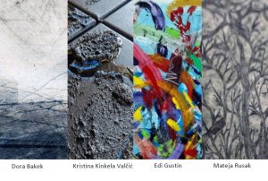 Izložba Dijalog Dora Bakek, Edi Gustin, Kristina Kinkela Valčić i Mateja Rusak
