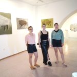 Izložba iz ciklusa Dijalog na kvadrat – Ekologija kroz medije stakla i slikarstva, Kristina Čehulić, Tereza Vukić, Nora Xharrahi i Matea Zeman (