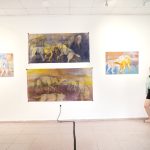 Izložba iz ciklusa Dijalog na kvadrat – Ekologija kroz medije stakla i slikarstva, Kristina Čehulić, Tereza Vukić, Nora Xharrahi i Matea Zeman (