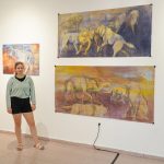 Izložba iz ciklusa Dijalog na kvadrat – Ekologija kroz medije stakla i slikarstva, Kristina Čehulić, Tereza Vukić, Nora Xharrahi i Matea Zeman (