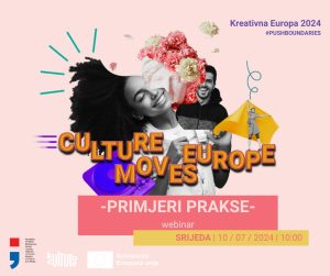 Webinar na temu Culture Moves Europe