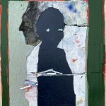 Silvija Sikavica S one strane mjeseca kombinirana tehnika 72x54cm