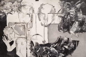 Ambroz Oroši - Ona je otišla - Akril platno 90X60 cm