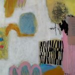 Mirela Peterlić -Na plaži_akril na platnu