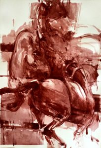 Segmenti Realnosti 2- Sanguin 100 x 70 cm 2025_