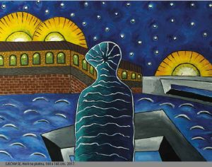 Sjećam se, Akril na platnu, 100 x 145 cm, 2017.